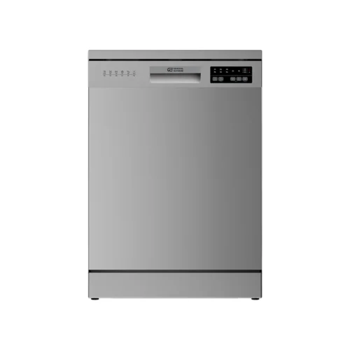 جنرال سوبريم غسالة صحون, 6 برامج, 12 مكان, 2 رف, تجفيف إضافي, خاصية نصف تحميل, فضي. GSDW12206SH