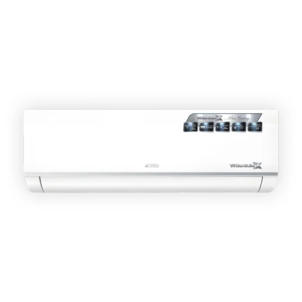 General Supreme Titanium X Inverter Split AC, 28,200 BTU, Wi-Fi Control, Gold Fins, 4D Airflow, White. GSTN30CX