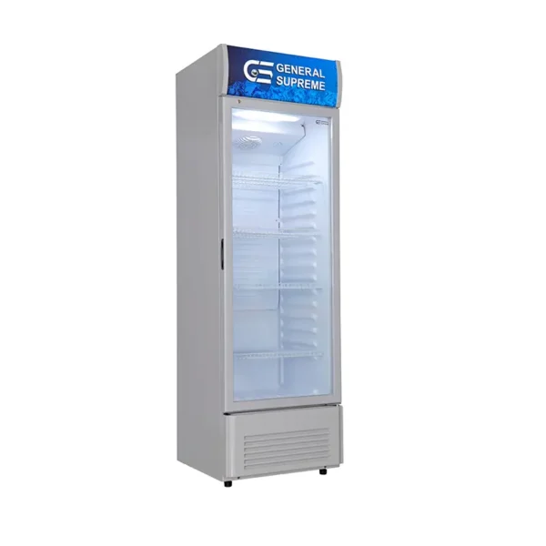 جنرال سوبريم , ثلاجة عرض باب واحد زجاجي ,338 لتر ,ابيض ,GS-352X