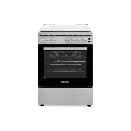 GS6060FGS,جنرال سوبريم, فرن غاز, 60*55 سم, 4 شعلات, امان كامل, ستيل, تركي