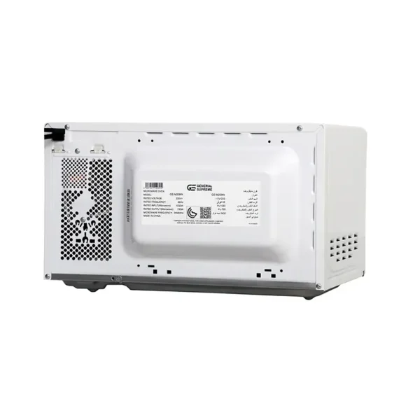 GSM209W-4.webp جنرال سوبريم ميكرويف 20 لتر، تحكم ميكانيكي سهل، ابيض