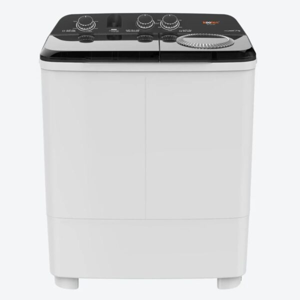 Koolen KOOLEN TWIN TOP SEMI AUTOMATIC WASHING MACHINE WHITE 7 KG