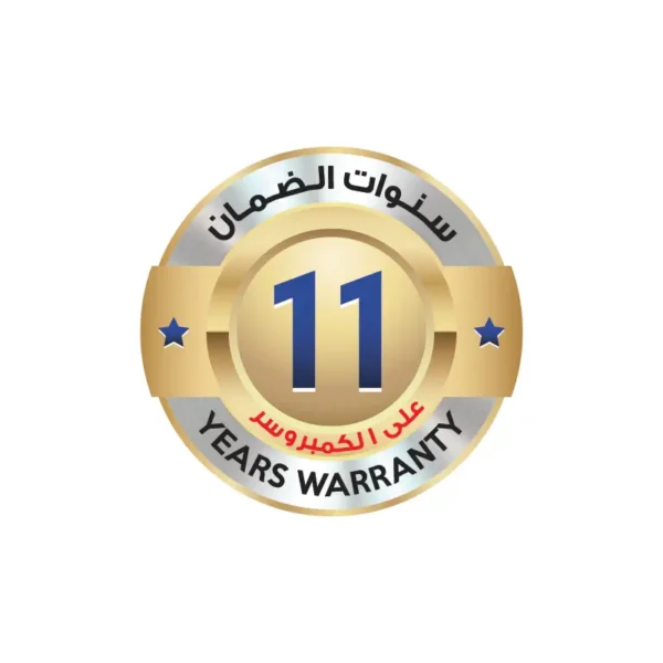 جنرال سوبريم ثلاجة بابين مع فريزر (11 قدم،311 لتر)، فضي